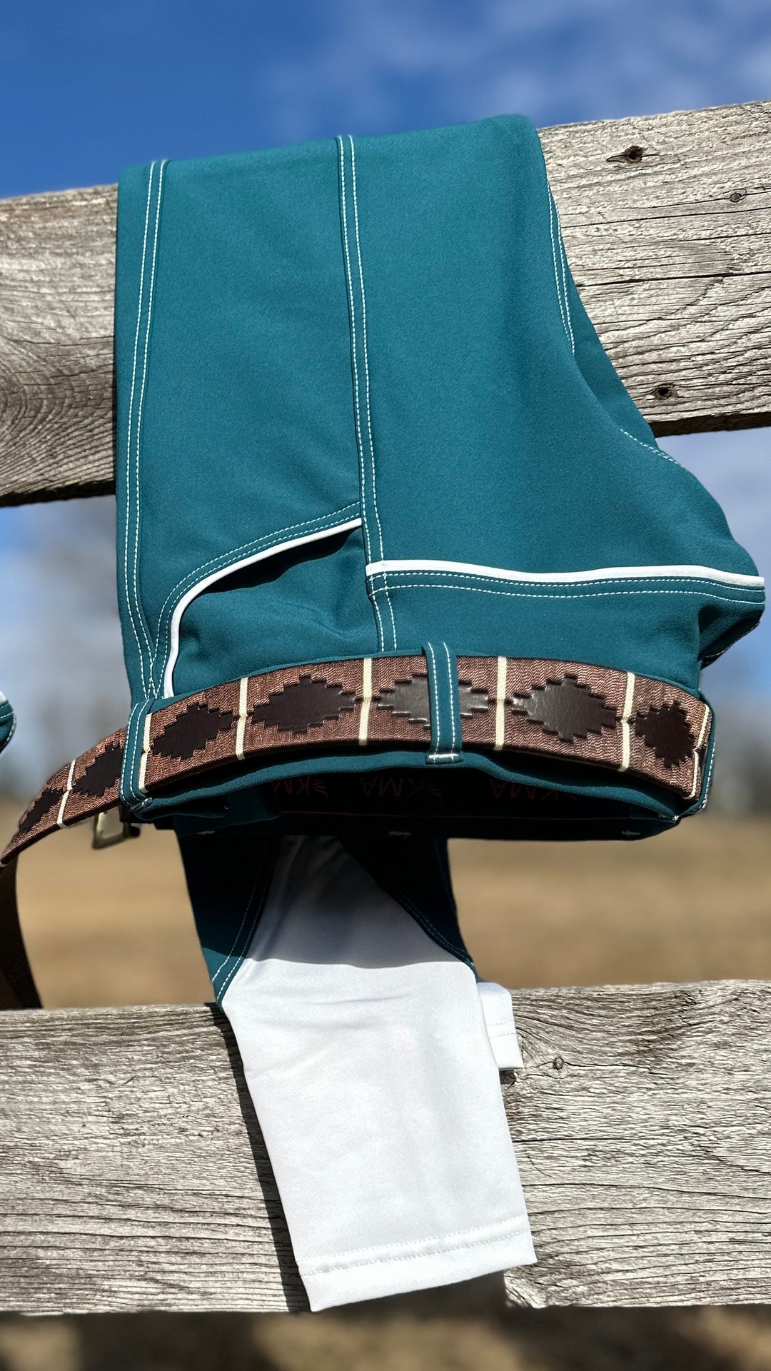 Premium Havana Leather Polo Belt                         Java
