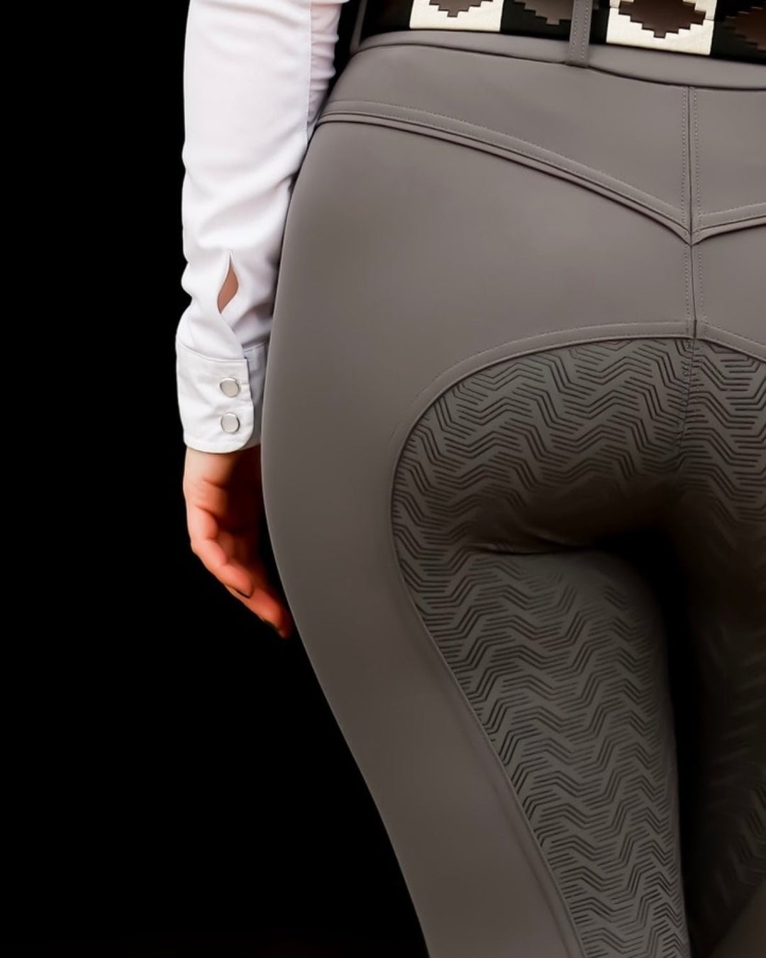 KMA Equestrian Breeches Cassidy Full Seat - Steel 7