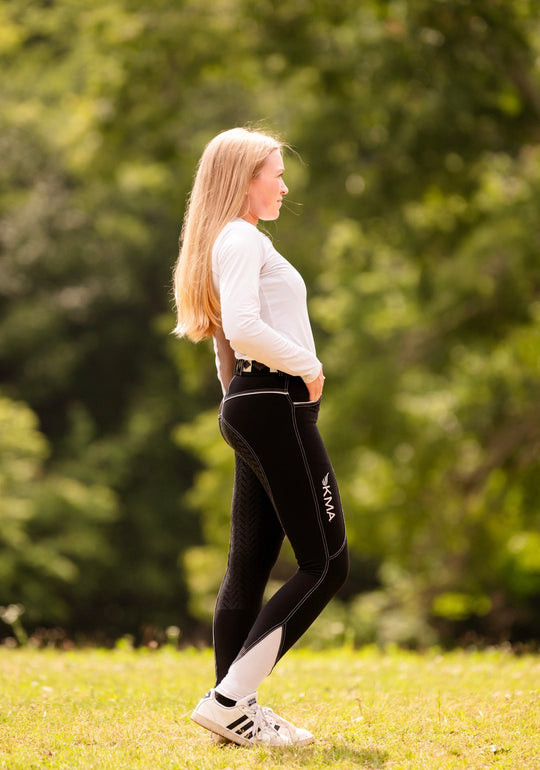 KMA Equestrian Breeches Naomi Full Seat - Black 7