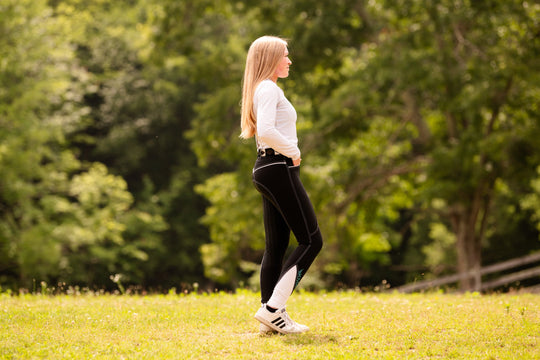 KMA Equestrian Breeches Naomi Full Seat - Black 1