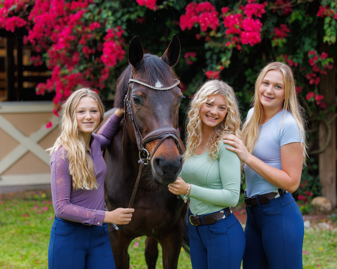 KMA Equestrian Breeches Classic Full Seat Lapis 5