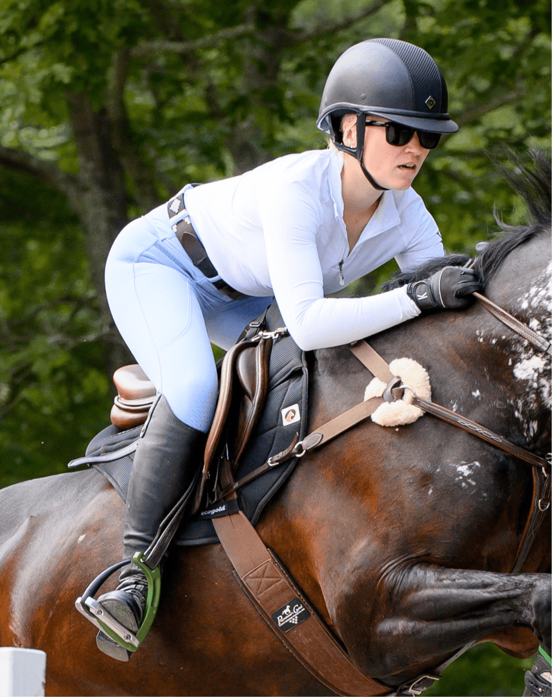 KMA Equestrian Classic Full Seat Forget - Me - Not 1