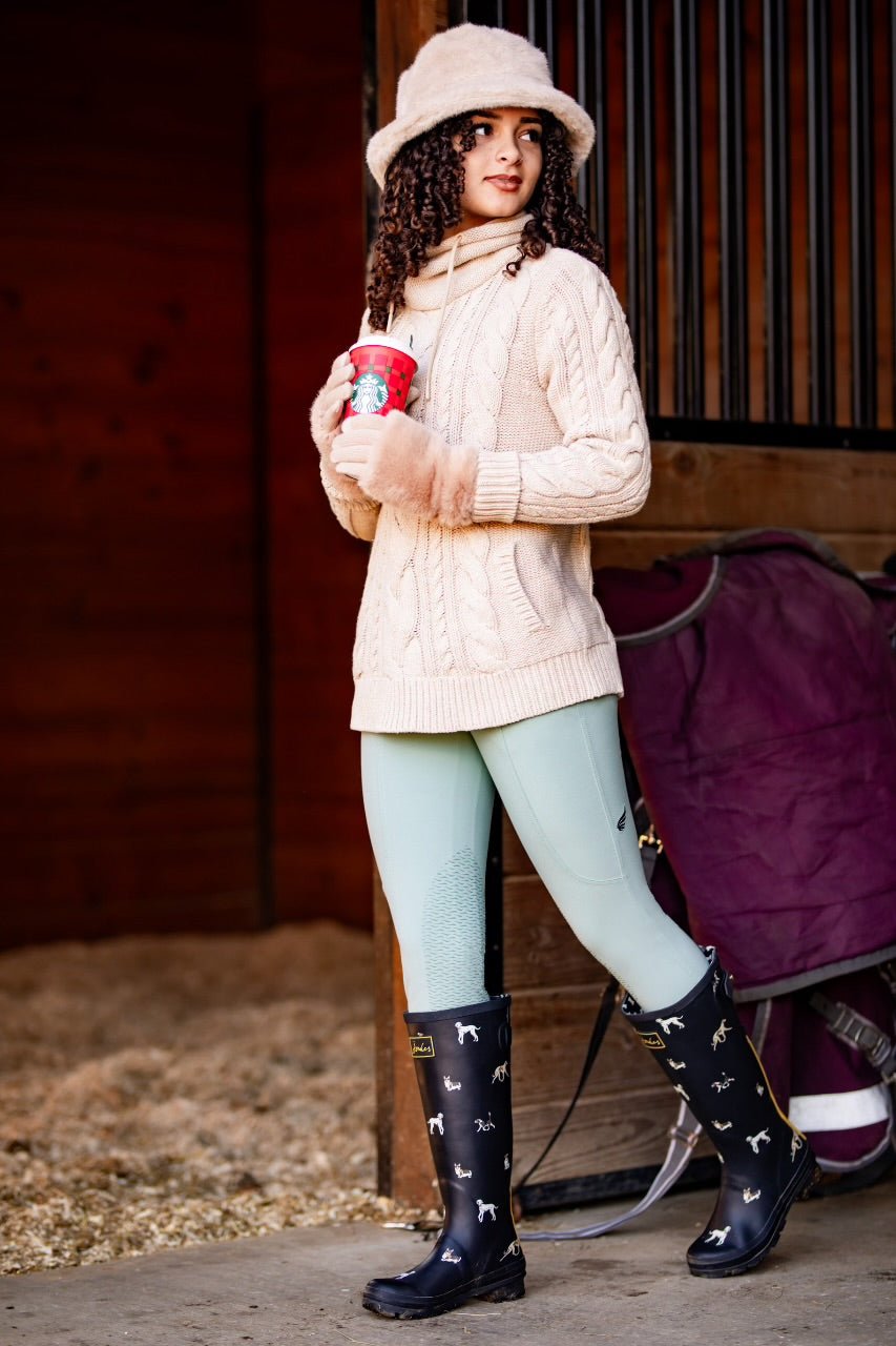 KMA Equestrian Limited Edition Knee Patch Wintergreen 2